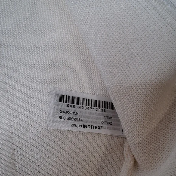 Zara Cream Bomber Jacket - Picture 4 of 5